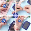 Vicloon JoJo, Pack of 2 ID Card Holder, Extendable Leather,