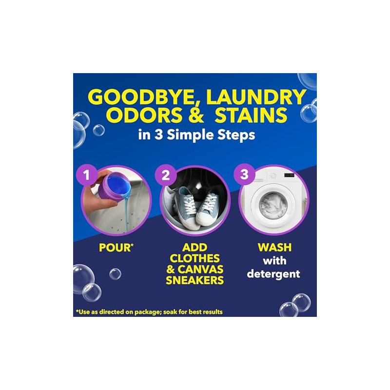 OxiClean Odor Blasters Odor & Stain Remover Laundry Booster, 50