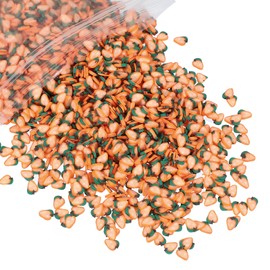 PATIKIL Polymer Clay Slices, 100g Mango Slice Fruit Art Slices Food Polymer Clay for DIY Nail Decor, Crafts Making, DIY Filler Accessories, Yellow Green