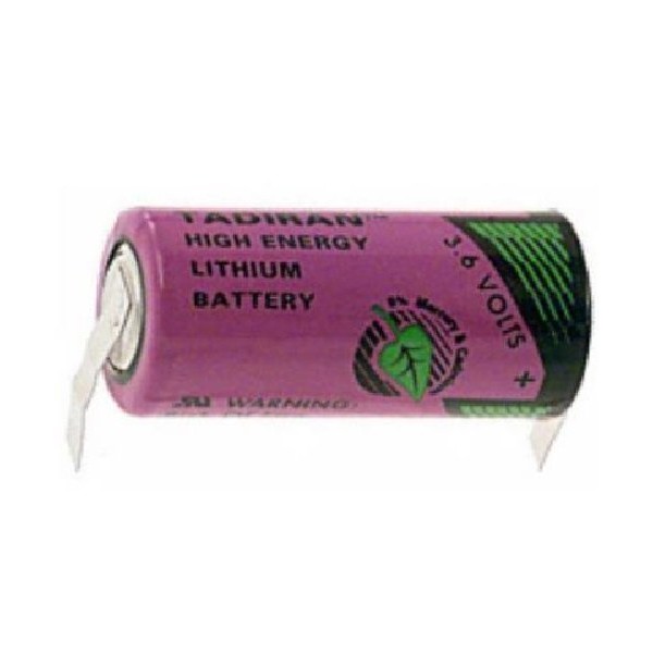 Tadiran TL-5955/S 3.6V 2/3 AA 1.5 Ah Lithium Battery w/Tabs (ER14335)
