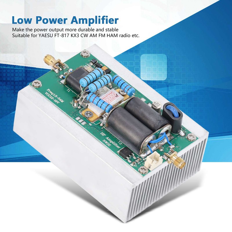 Linear HF Power Amplifier 1.5‑54MHz SSB Low Power Amplifier Board