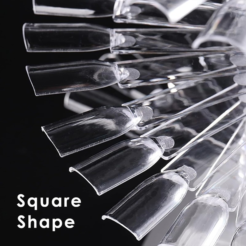 CENPEK Spiral Nail Set, Artificial Nail Set, Nail Colour Display