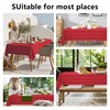 DWCN Rectangle Tablecloth 60 x 102 Inch Striped Table Cloth