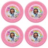 Procos - Gabby's Dollhouse Plastic Plates 4 Pack Reusable Party