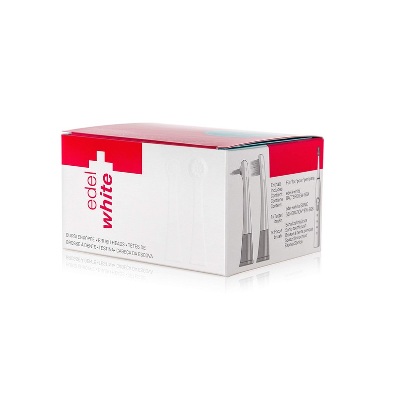 Edel+White Bacterio Target & Focus Brush Heads