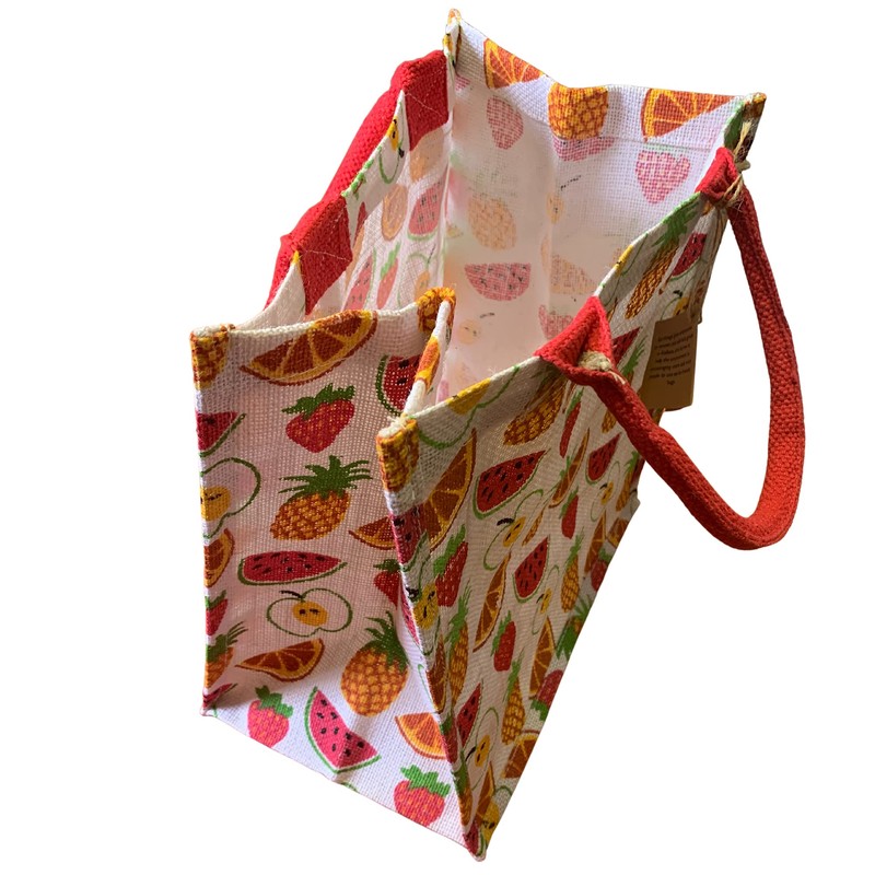 Fairtrade Eco Jute Shopper Bag (Fruit)