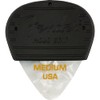 Fender Mojo Grip Picks, Celluloid, Medium, 3-Pack, White Moto