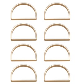 Rumyve 8Pcs Metal Napkin Rings Set,Gold Napkin Buckle Holder,Napkin Rings Holder Tableware Accessories for Wedding Banquet Anniversary Christmas Dinner Table Decoration