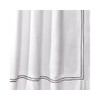 Lush Decor Hotel Collection Shower Curtain Fabric Minimalist Plain Style