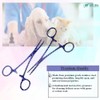 2 Pcs Pet Groomer Dog/Cat Hemostat Forceps 5.5" Hair Puller