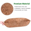 2PCS Trough Coco Replacement Liners,24/30/36/48 Inch Wall-mounted Coco Liner Trough,Coco