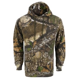 Bell Rangers Realtree Apx Camouflage Premium Pullover Hoodies for Men and Women Hunting Gear with Zippered Pocket (Medium, Realtree APX Cotton Blend Fleece)