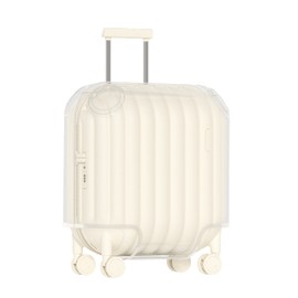 artrips Luggage Cover Protectors-Clear Thickened PVC Bread Wheeled Suitcase (20 Inch)