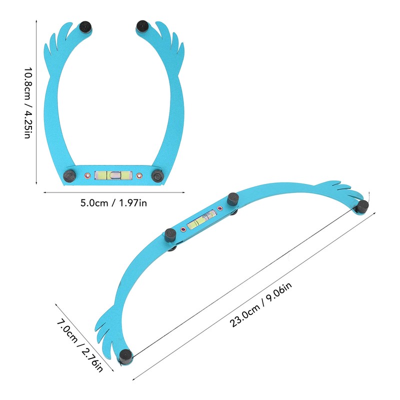 Eyebrow Line Marker Ruler Foldable Arch Microblading Eyebrow Mapping for