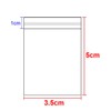 Small Ziplock Bags 3.5×5cm, 100PCS, 4 Mil Extra Thick Clear