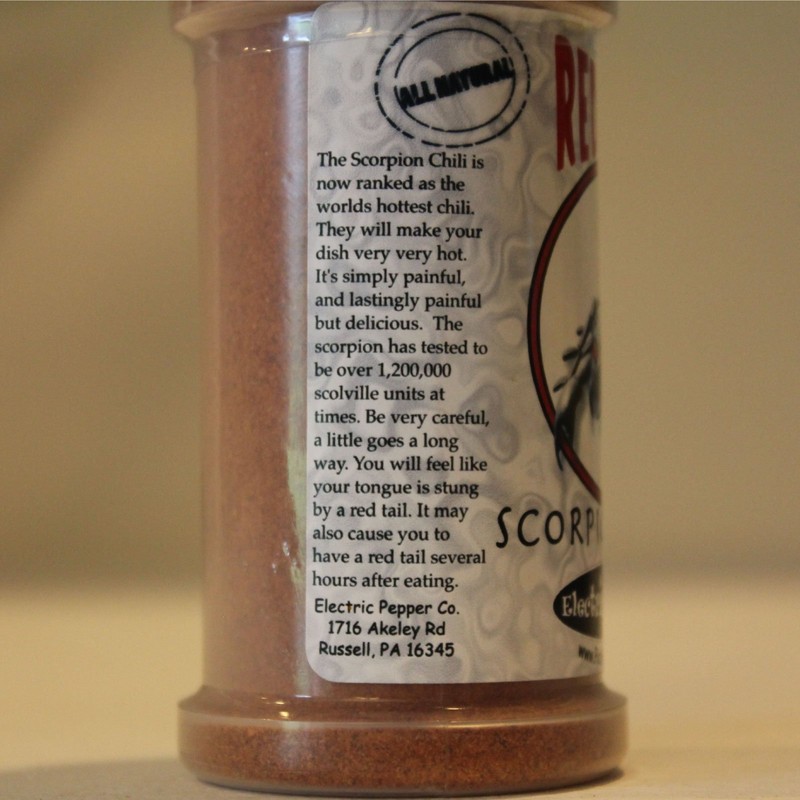 Wicked Tickle Ghost Pepper Powder Scorpion and Habanero Chili Spice