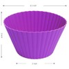 Pharamat Extra Large Silicone Cupcake Muffin Cups 12 Pack, 3.54