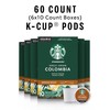 Starbucks K-Cup Coffee Pods, Medium Roast Coffee, Colombia, 100% Arabica,
