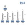 DTGN 70pcs M5 Meter Thread Assortment Bolt and Nut Kit