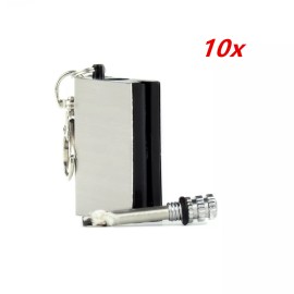 TSY TOOL 100 Pcs Waterproof Permanent Match Lighter Strike To Light Survival Fire Starter - 10 Pcs