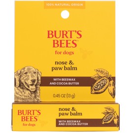 Burt's Bees for Pets Nose and Paw Balm with Beeswax and Cocoa Butter,100% Natural Origin Formulas, Dog Paw Pad Balm, Paw Moisturizer for Dogs, Dog Nose Balm