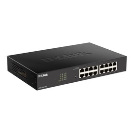 D-Link 16-Port Gigabit Smart Managed Switch | 16 GbE Ports |L2| VLANs | Cable Diagnostics | Web Managed | Desktop or Rackmount | Fanless | NDAA Compliant | Lifetime Warranty (DGS-1100-16V2)