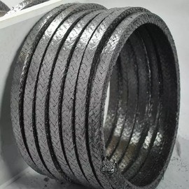 10 Feet Length Flexible Graphite Braided Compression Packing (1/2" x 1/2") for Pump Valve or Mechanical Seal