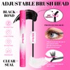 Long Fluffy Lash Clusters Kit 200D with Bottom Lashes, 16-25mm
