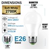 HEKEE Motion Sensor LED Light Bulb 9W A19 PIR Built-in
