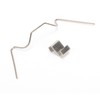100pcs Greenhouse Glazing Clips Stainless Steel Z Fixing Clips W
