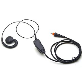 HKLN4455 HKLN4602 CLP1010 CLP1040 CLP1060 CLP446 CLP1083e CLP446e CLPe Plus - Auricular con micrófono PTT para Motorola Solutions Radios de negocios con cable de disparo de un solo pin