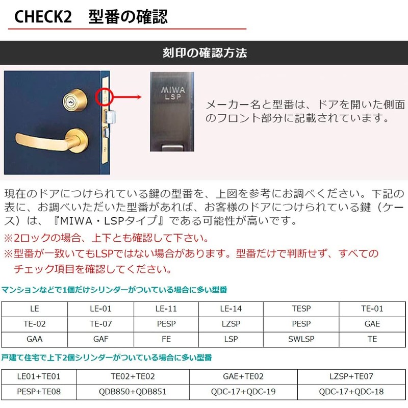 MIWA PESP TE0 LE0 QDC Key Replacement PR Cylinder LSP