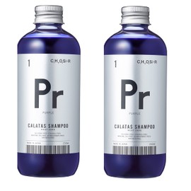 Karatas Color Shampoo, Heat Care, Pr (Purple), 8.5 fl oz (250 ml) x 2 Bottles