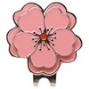 Cherry Blossom Golf Marker Hat Clip Magnetic Detachable Cherry Petal