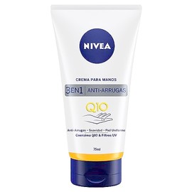 NIVEA Nivea Crema De Manos Anti-arrugas Q10 75ml, color, 75 ml, pack of/paquete de : Amazon.com.mx: Belleza