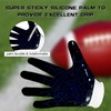 hisptgo Youth Football Gloves, Ultra Sticky Receiver Gloves for Kids