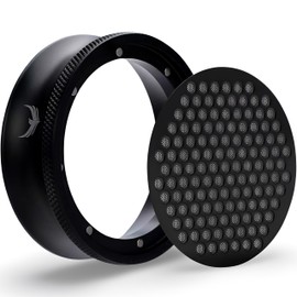 KNODOS Magnetic 54mm Dosing Funnel & Espresso Puck Screen Set Compatible with Breville Espresso Machines Dosing Ring And Filter for 54mm Portafilter Basket