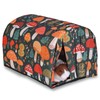 IBWell Guinea Pig Hideout Tunnel with Curtains Cute Mushroom Bunny