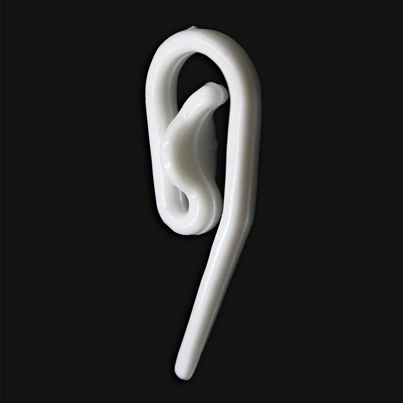 Sullivans Nylon Gathering Curtain Hooks 25 Pieces, 32 mm Size