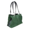 Girly HandBags Italian Suede Leather Shoulder Bag (Fuchsia)