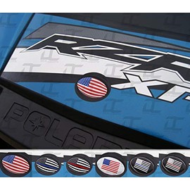 Decal Concepts Emblem Decal Overlay Pack – American Flag Style – for Polaris Models