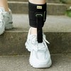 Ankle Support Drop Foot Brace Orthosis, One Size (Black)