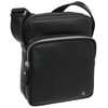 VISCONTI Leather Riley Shoulder/Messenger Bag ML40 Black