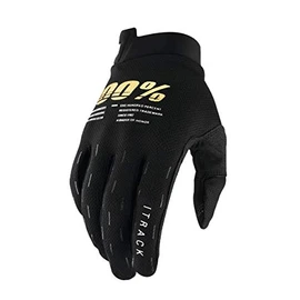 100% iTRACK Children's Gloves (Black, Small)