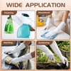 50 Counts 16" Long Disposable Nitrile Gloves,White,M