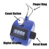TopTie 2 Pack ABS Tally Counter 4 Digit Counter Clicker