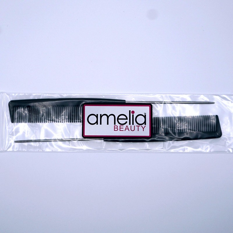 9in Pin Tail Carbon Comb (2 Pack)