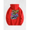 Rat Fink Graphic Hoodie 100% Cotton US Warehouse 7 ColorsColor: