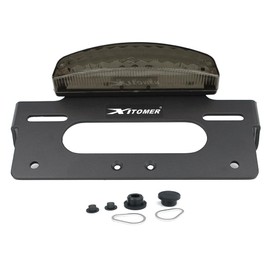 Xitomer Fender Eliminator Tail Tidy Compatible with KLX300 2024 2025 / KLX300 SM 2024-2025 Motorcycle License Plate Holder with Tail light/License Plate Light (Smoke)