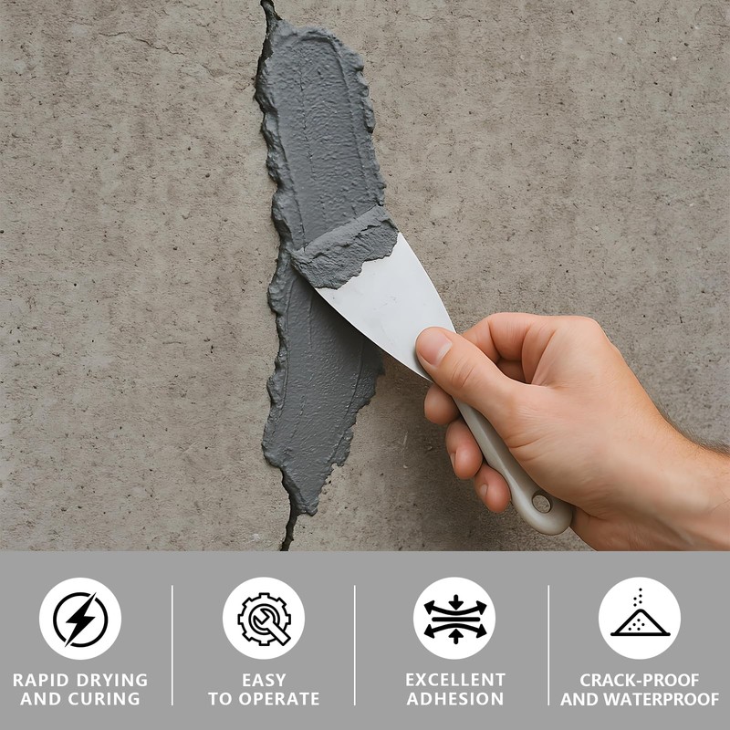 Concrete Patch Repair - Fast Drying Cement Patch for Crack